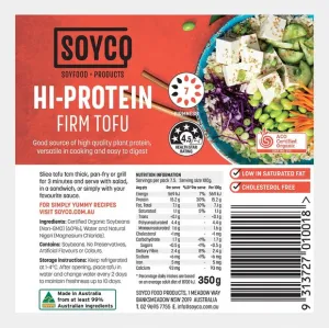 ORGANIC TOFU HI-PROTEIN FIRM 350G