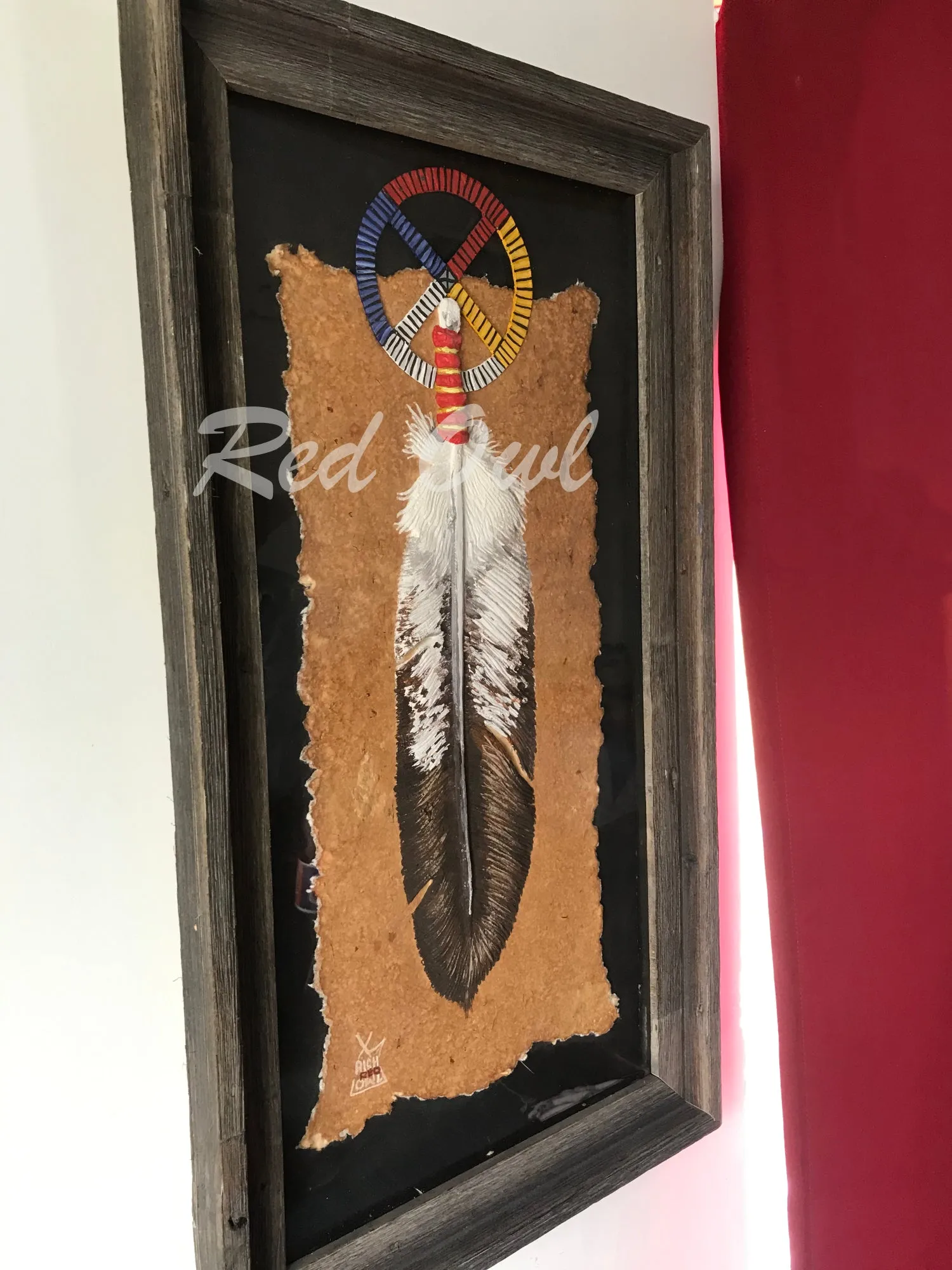 Original Painting - Eagle Feather