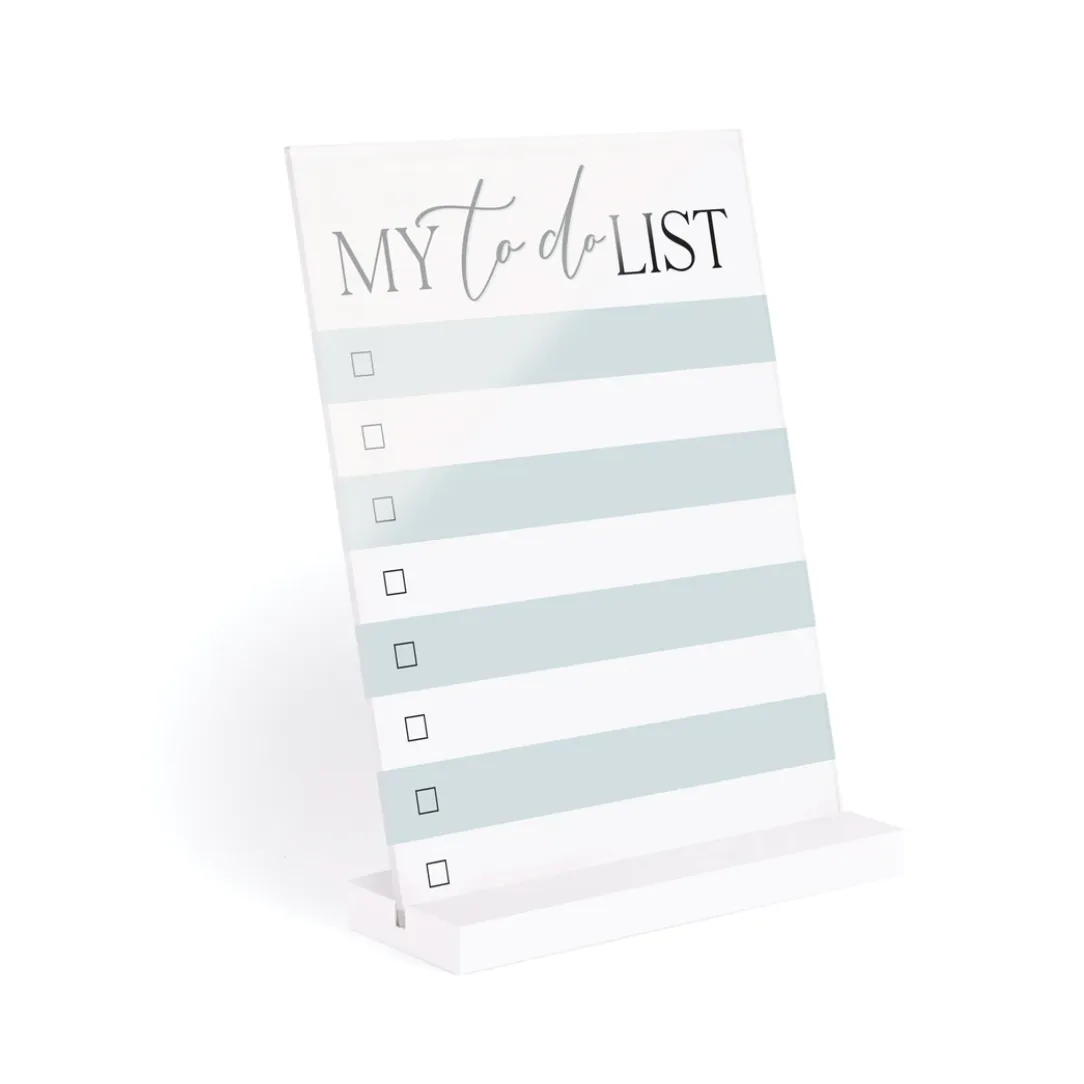 P. Graham Dunn My To Do List Dry Erase Marker Board with Wooden Base
