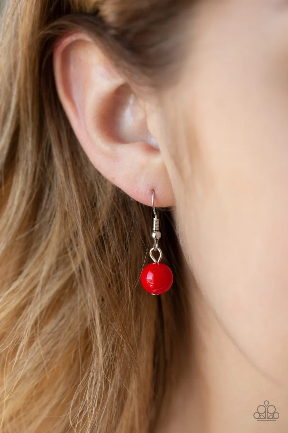 Paparazzi Walk This BROADWAY - Red Necklace