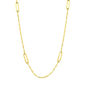 Paperclip Station Necklace