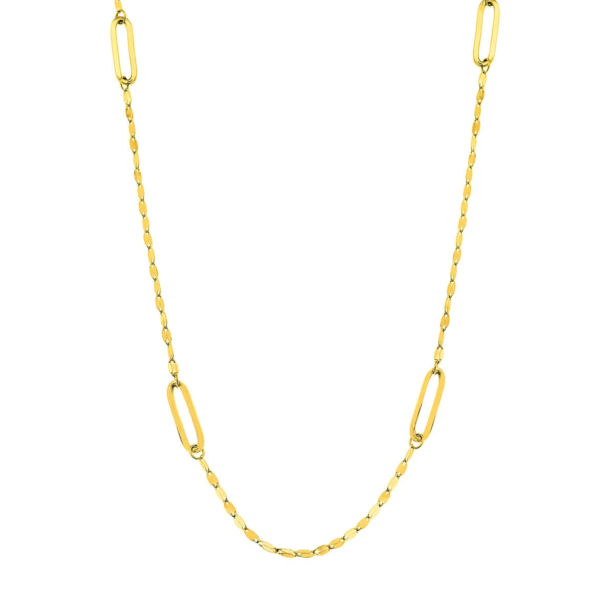 Paperclip Station Necklace