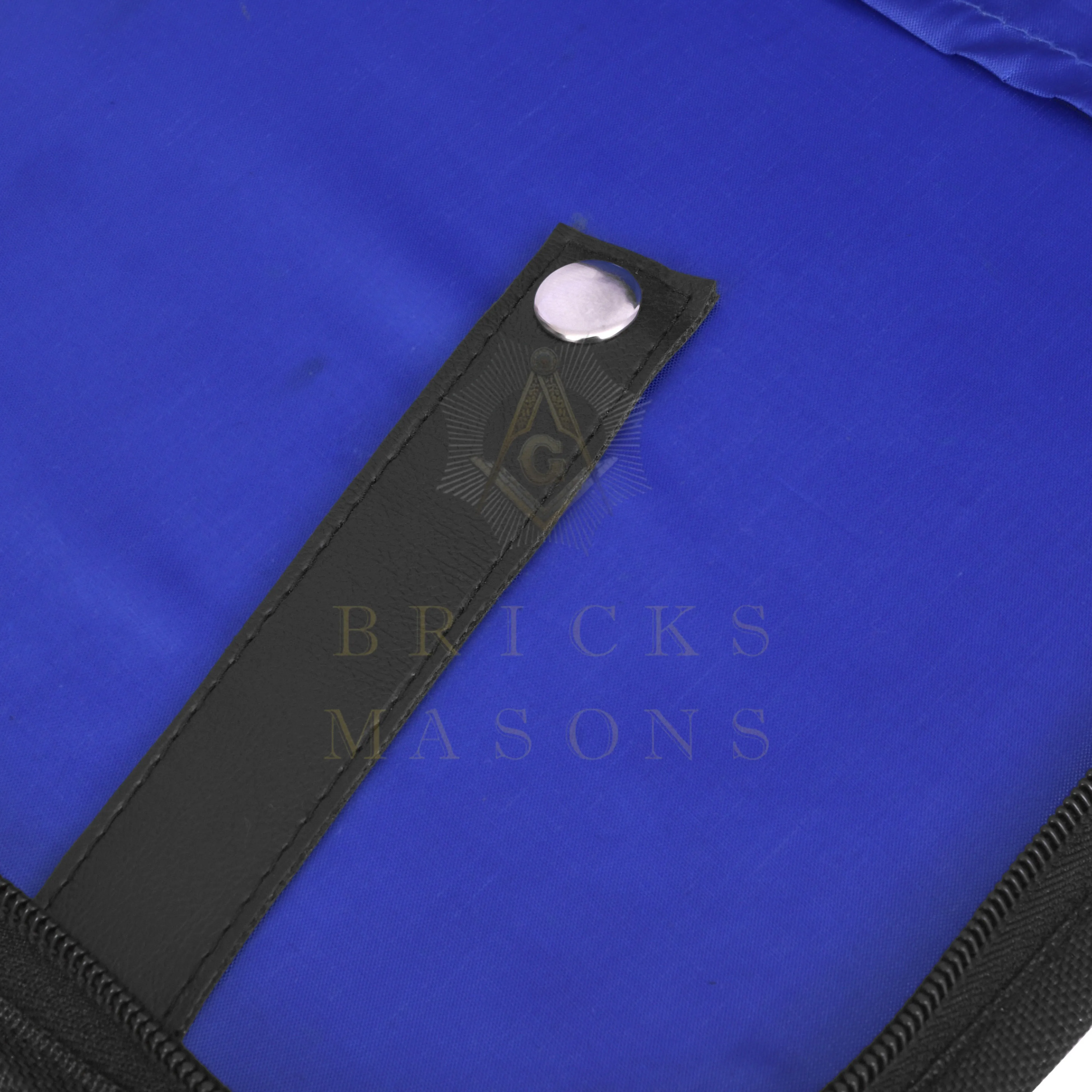 Past Sovereign Master Allied Masonic Degrees Apron Case - Personalized Black Imitation Leather MM, WM, Provincial