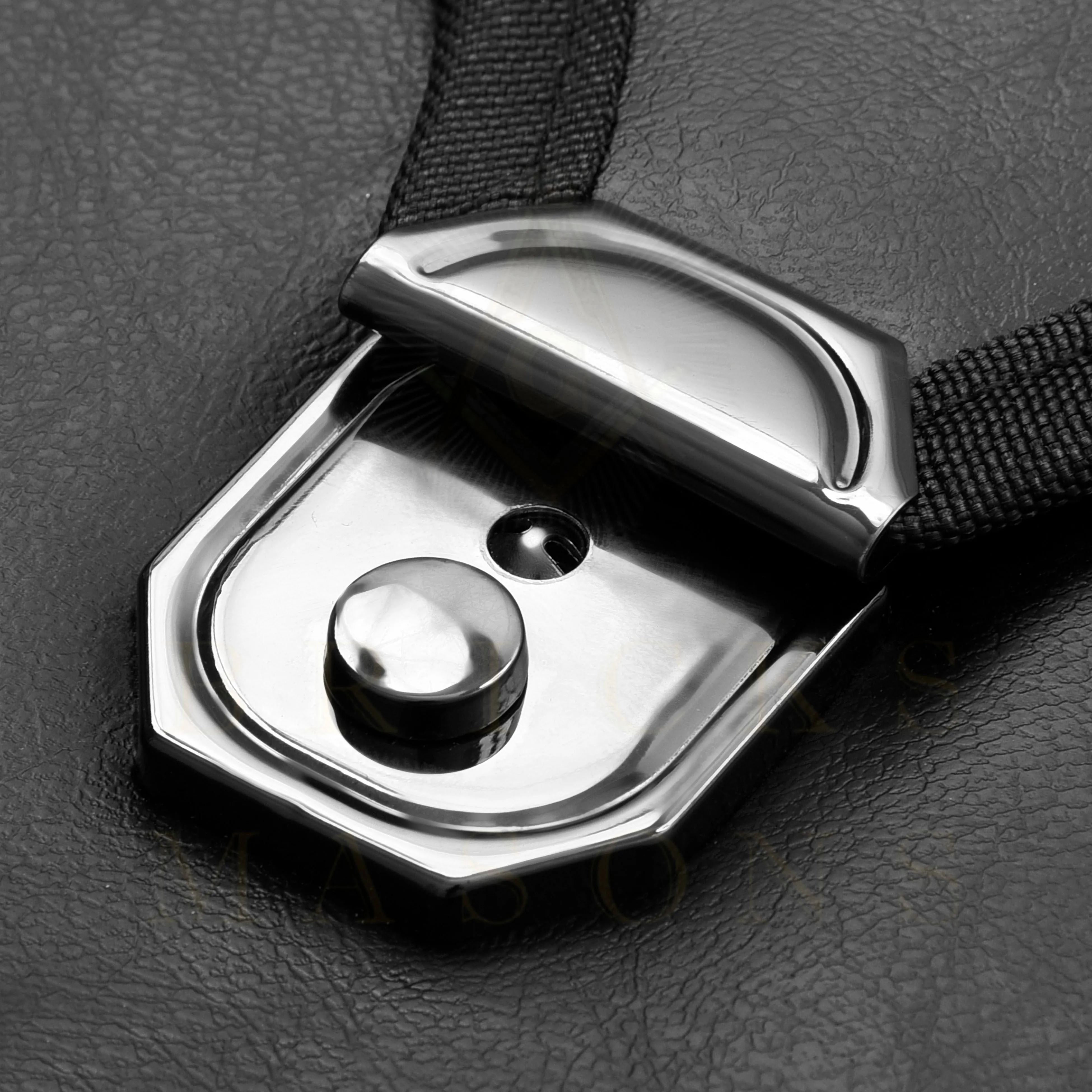 Past Sovereign Master Allied Masonic Degrees Apron Case - Personalized Black Imitation Leather MM, WM, Provincial