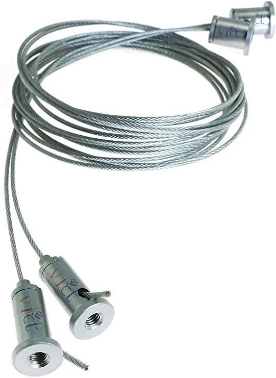 PCC Clutch Wire & Screw Suspension Hanging Mounting Kit For Ceiling LED Lights