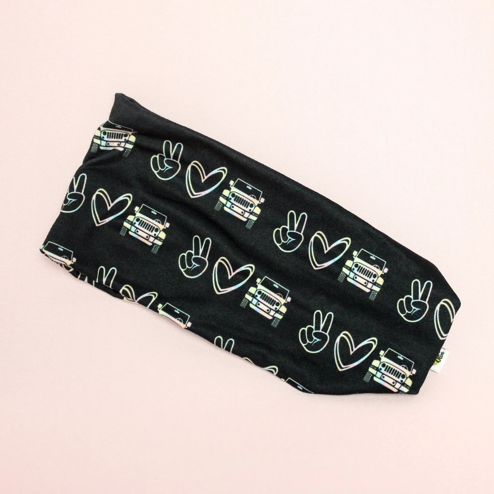 Peace Love Jeep Stretch Headband