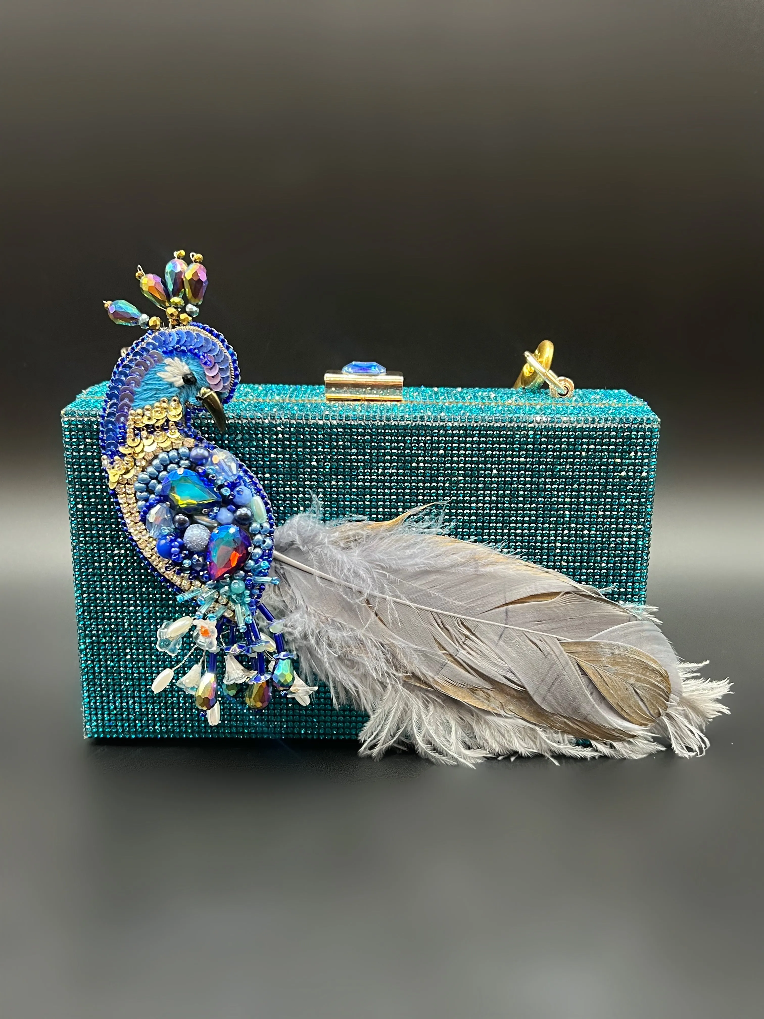 Peacock Brooch