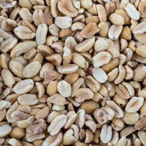 Peanuts, Split, Dry Roasted, Unsalted