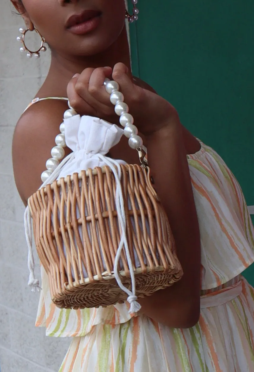 PEARL BASKET BAG