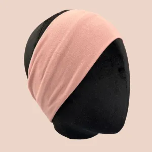 Peony Pink Solid Stretch Headband