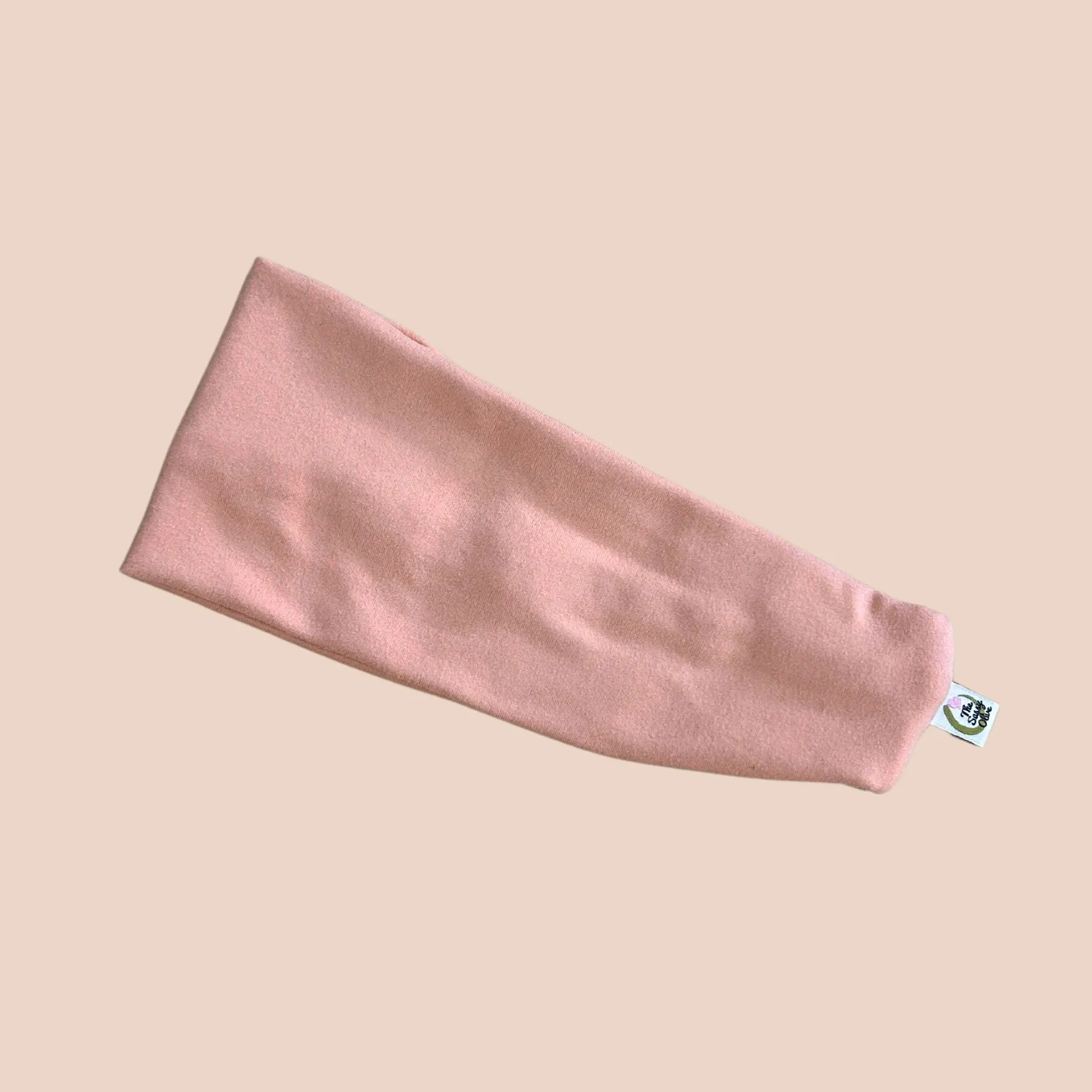 Peony Pink Solid Stretch Headband