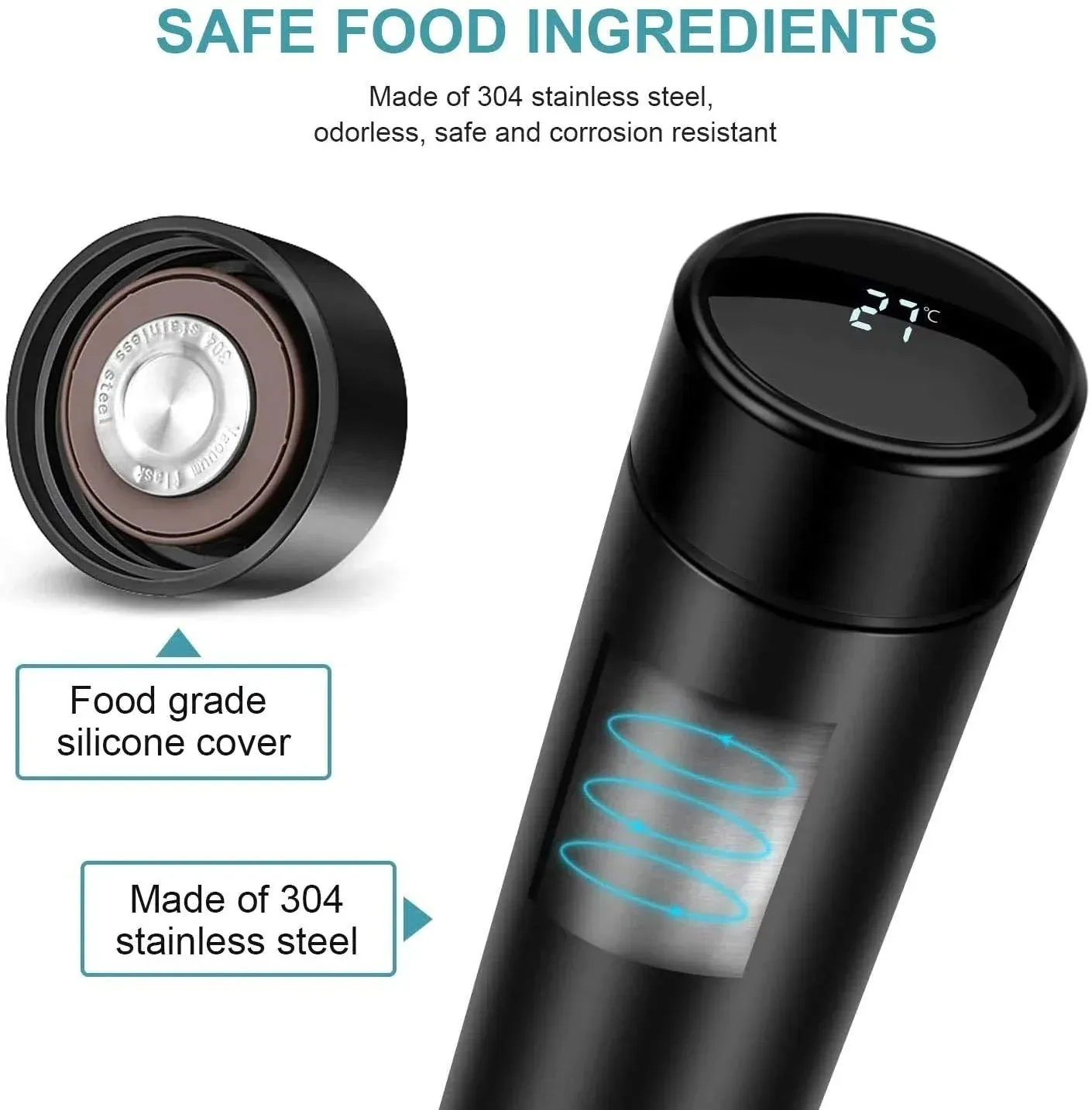 Personalised Bottle, Stainless Steel Mug  & All in One Men's Combo (4 pcs) - Tan