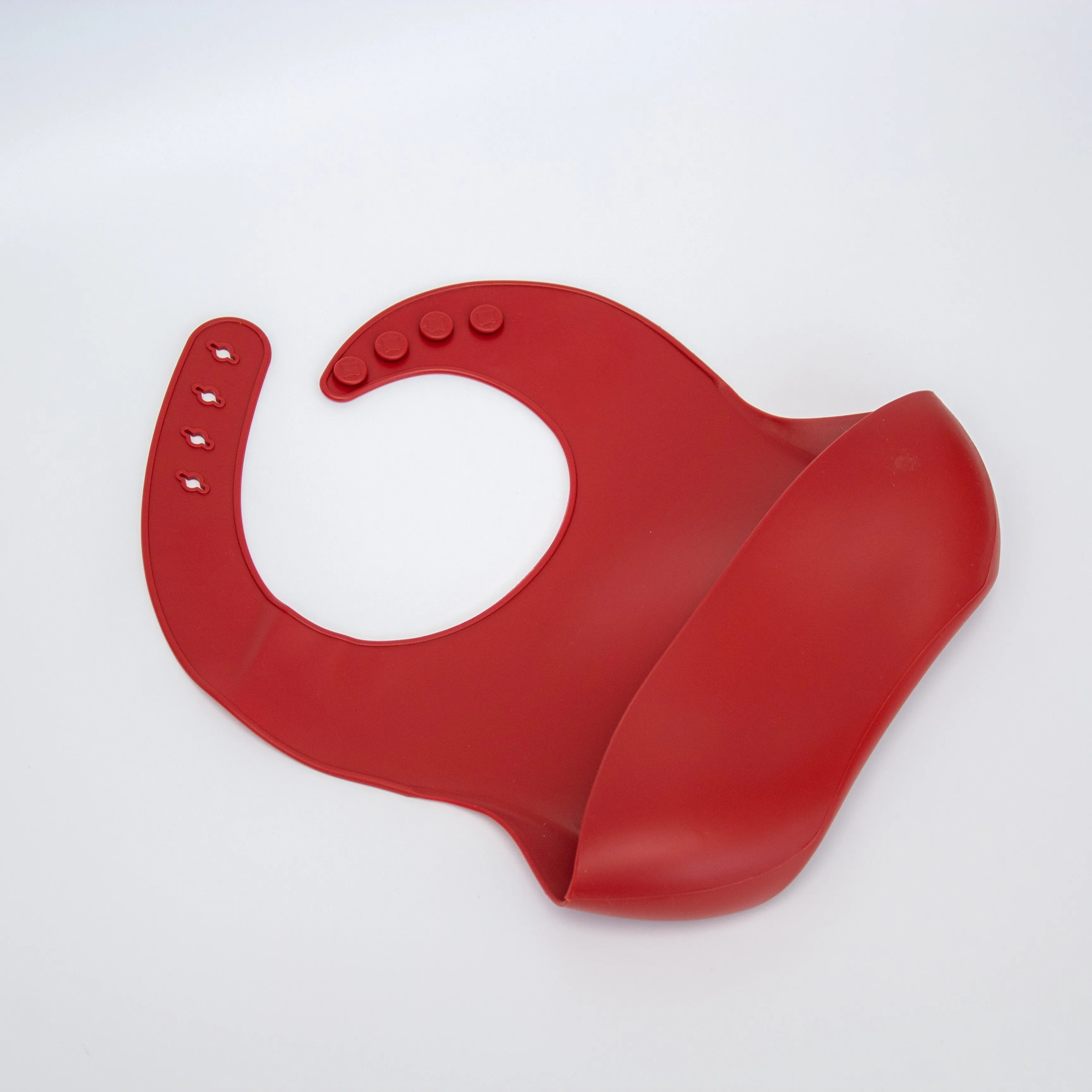 Personalised Embossed Silicone Bib- Majenta