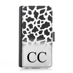Personalised Google Leather Case - Cow Skin and Initial