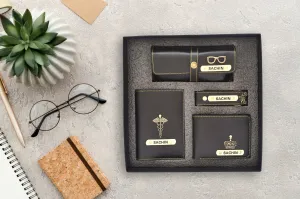 Personalized All in One Men's Combo (4 pcs) - Black