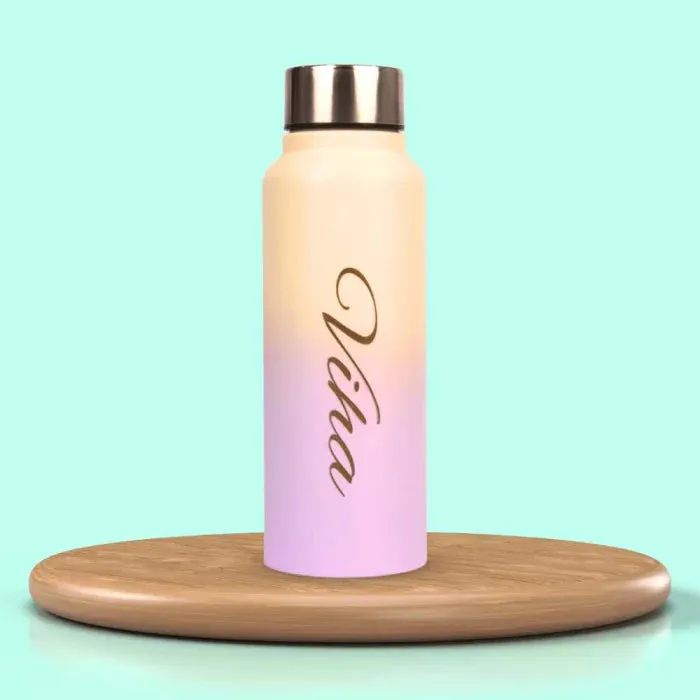 Personalized Women's Gift Combo with Bottle- Brown