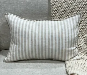 Pillow - Linen Natural Stripe