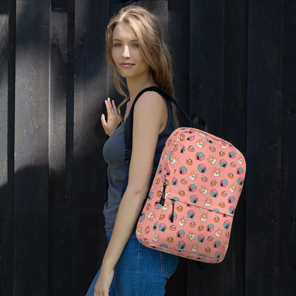 Pink Kids Dog Backpack