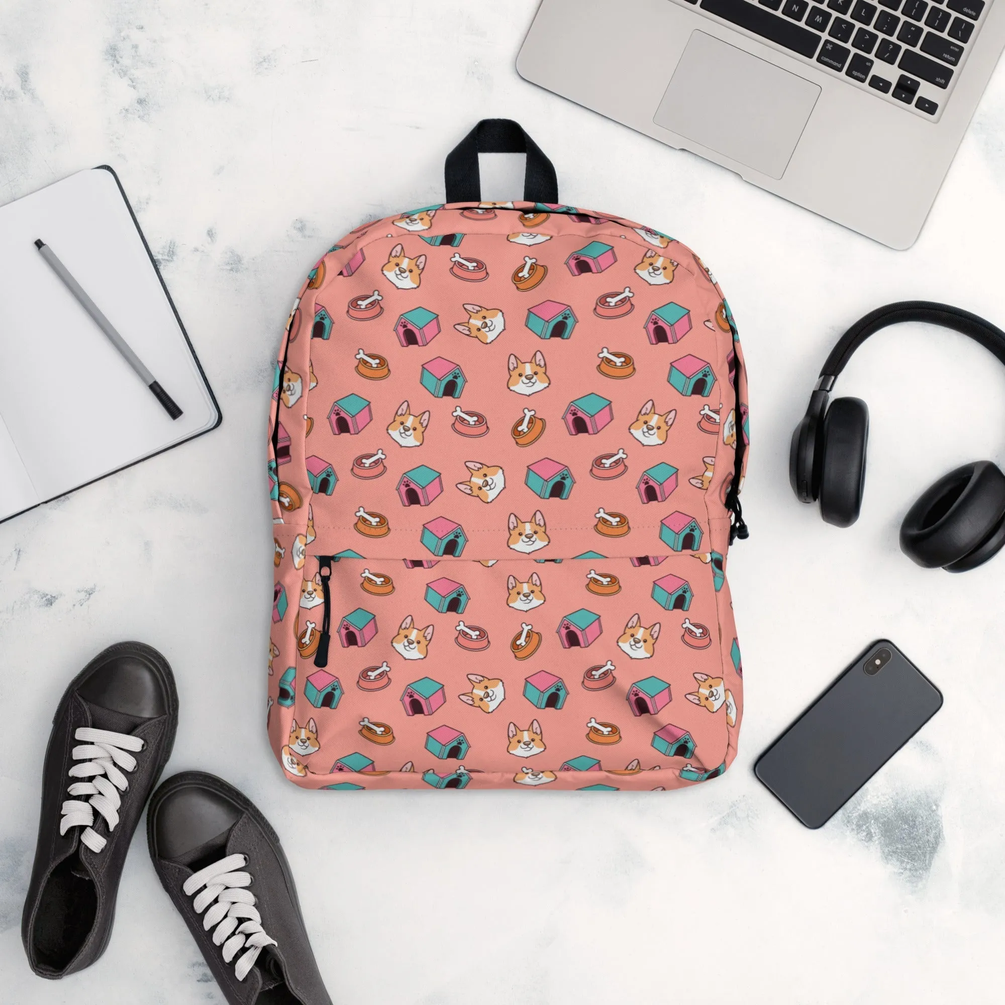 Pink Kids Dog Backpack