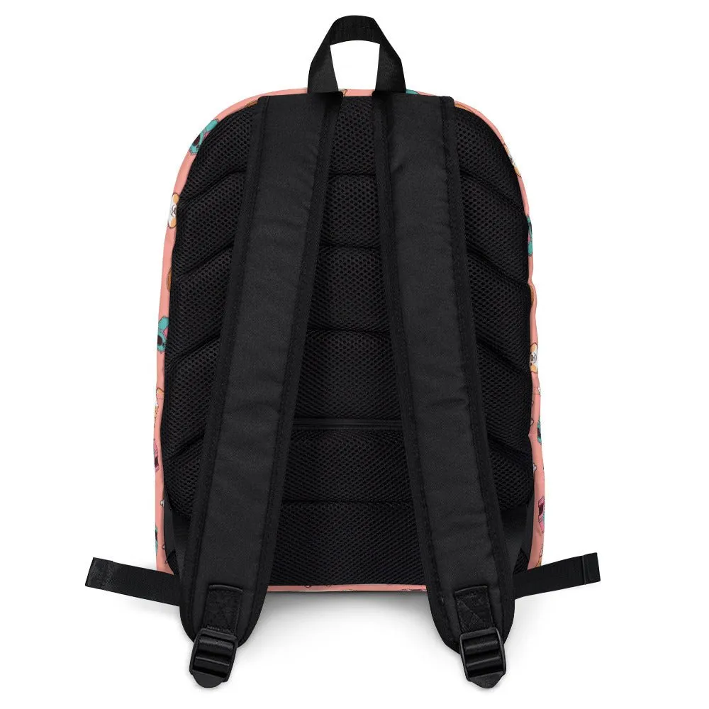 Pink Kids Dog Backpack