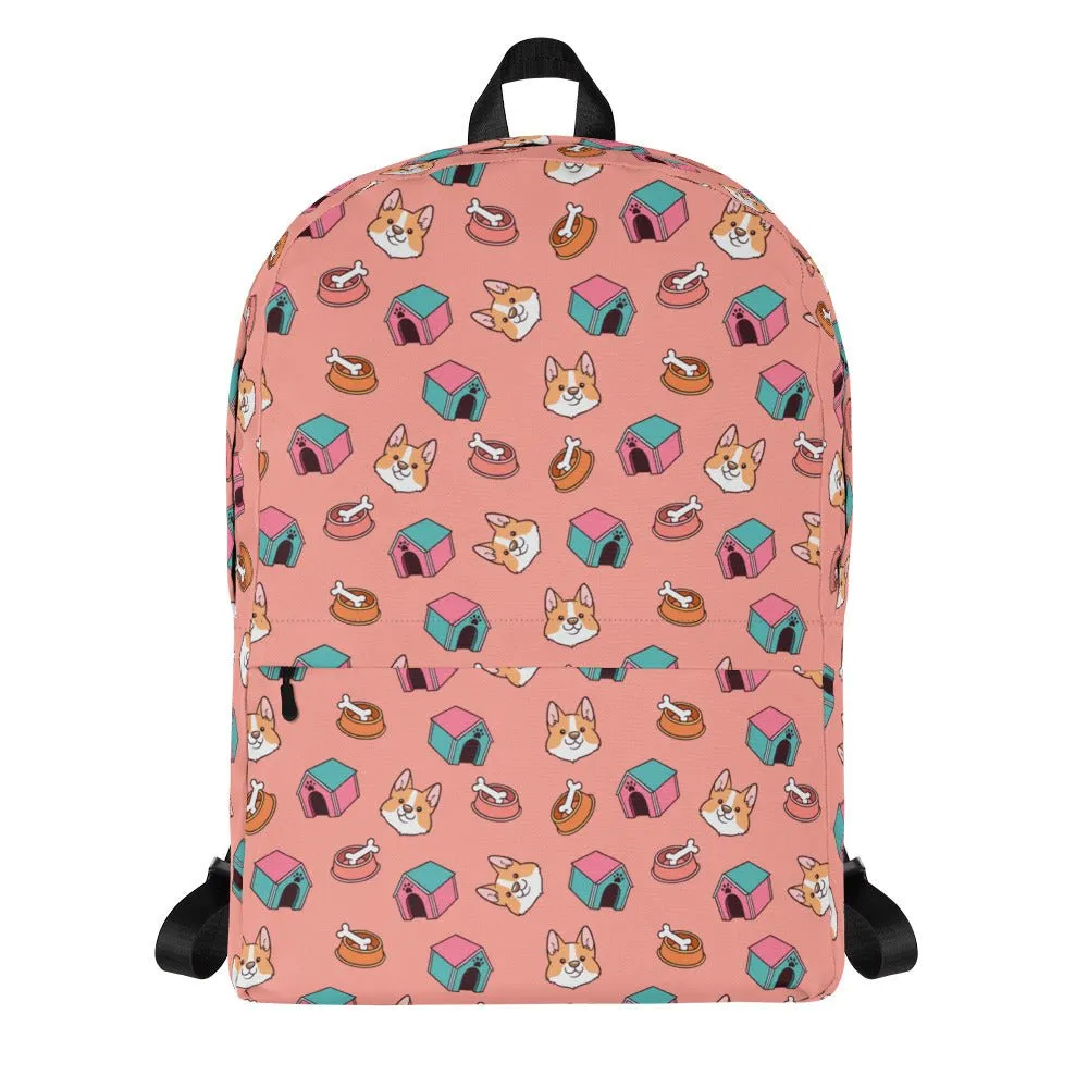 Pink Kids Dog Backpack