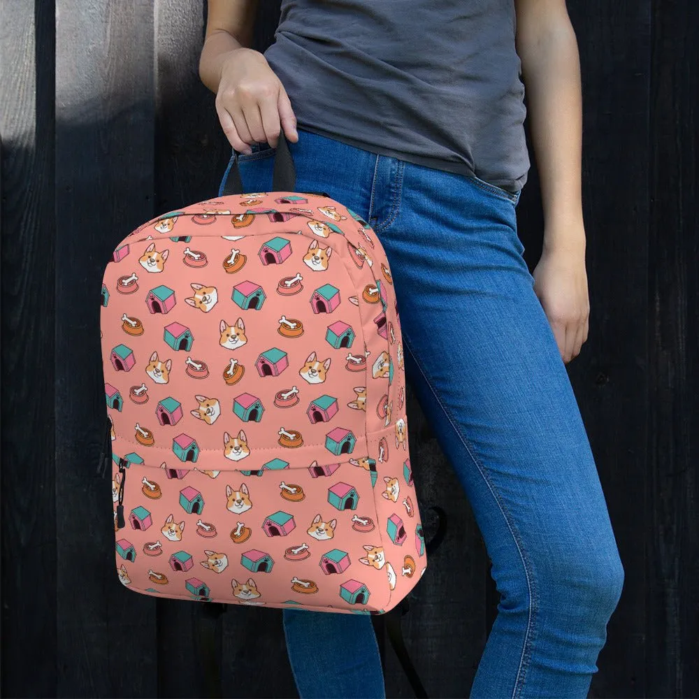 Pink Kids Dog Backpack
