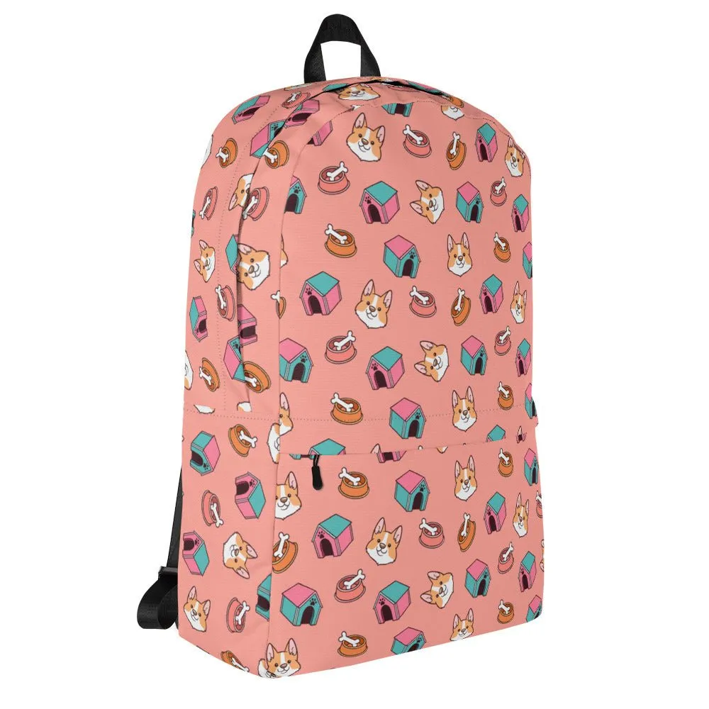 Pink Kids Dog Backpack