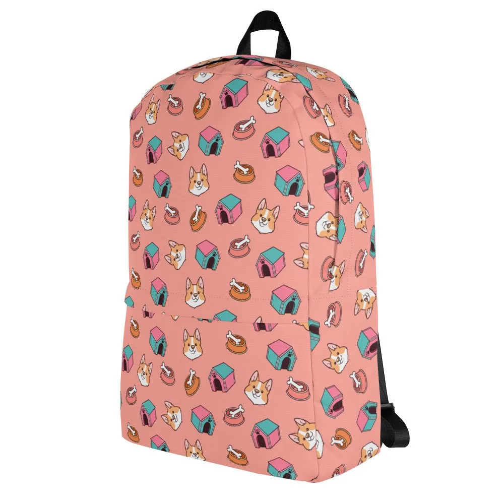 Pink Kids Dog Backpack