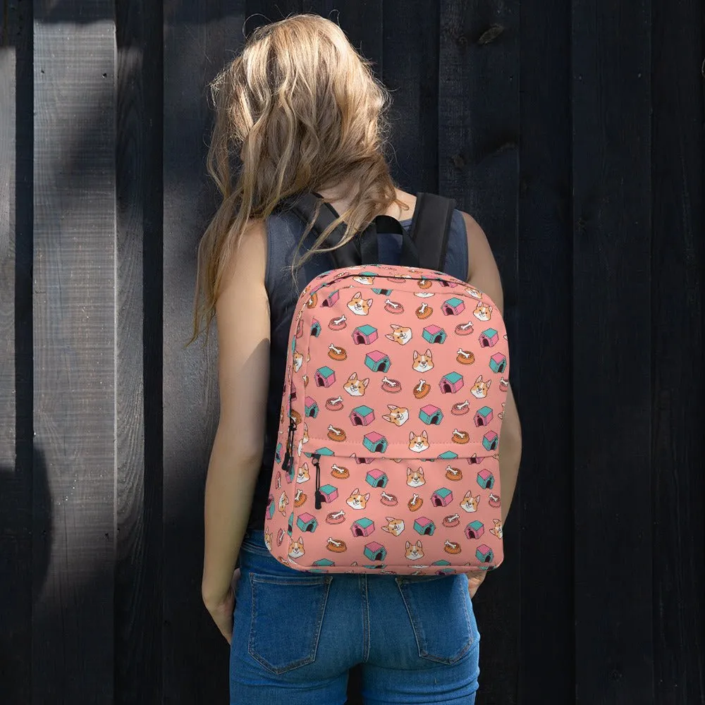 Pink Kids Dog Backpack
