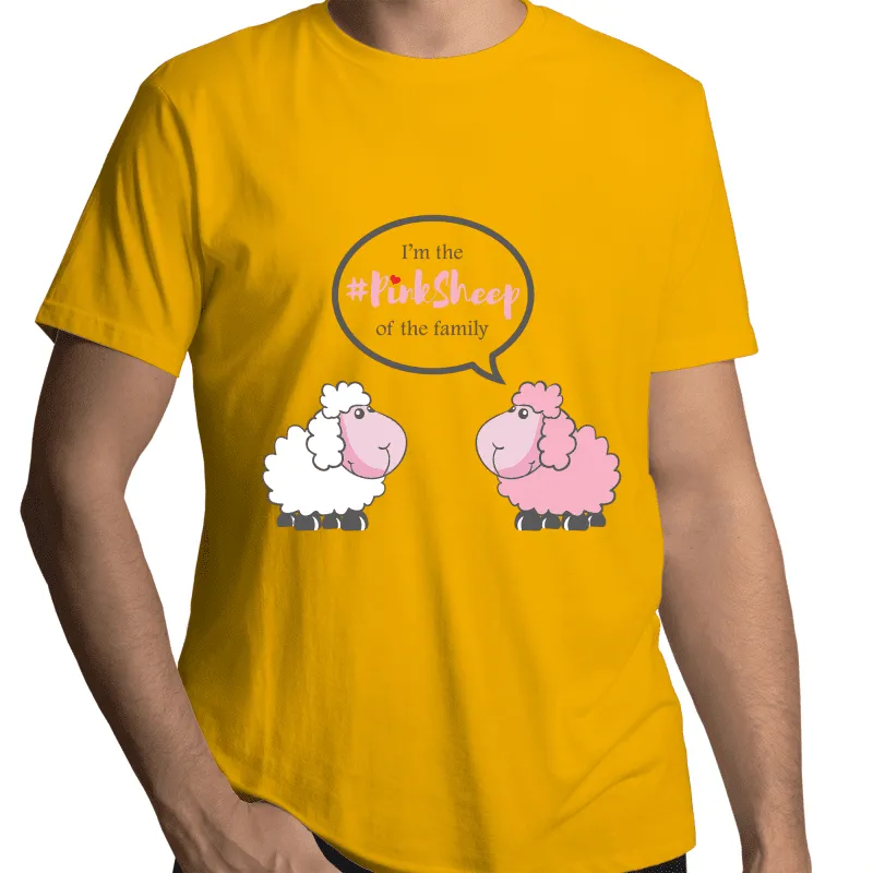 Pink Sheep Gay T-Shirt Unisex (G022)
