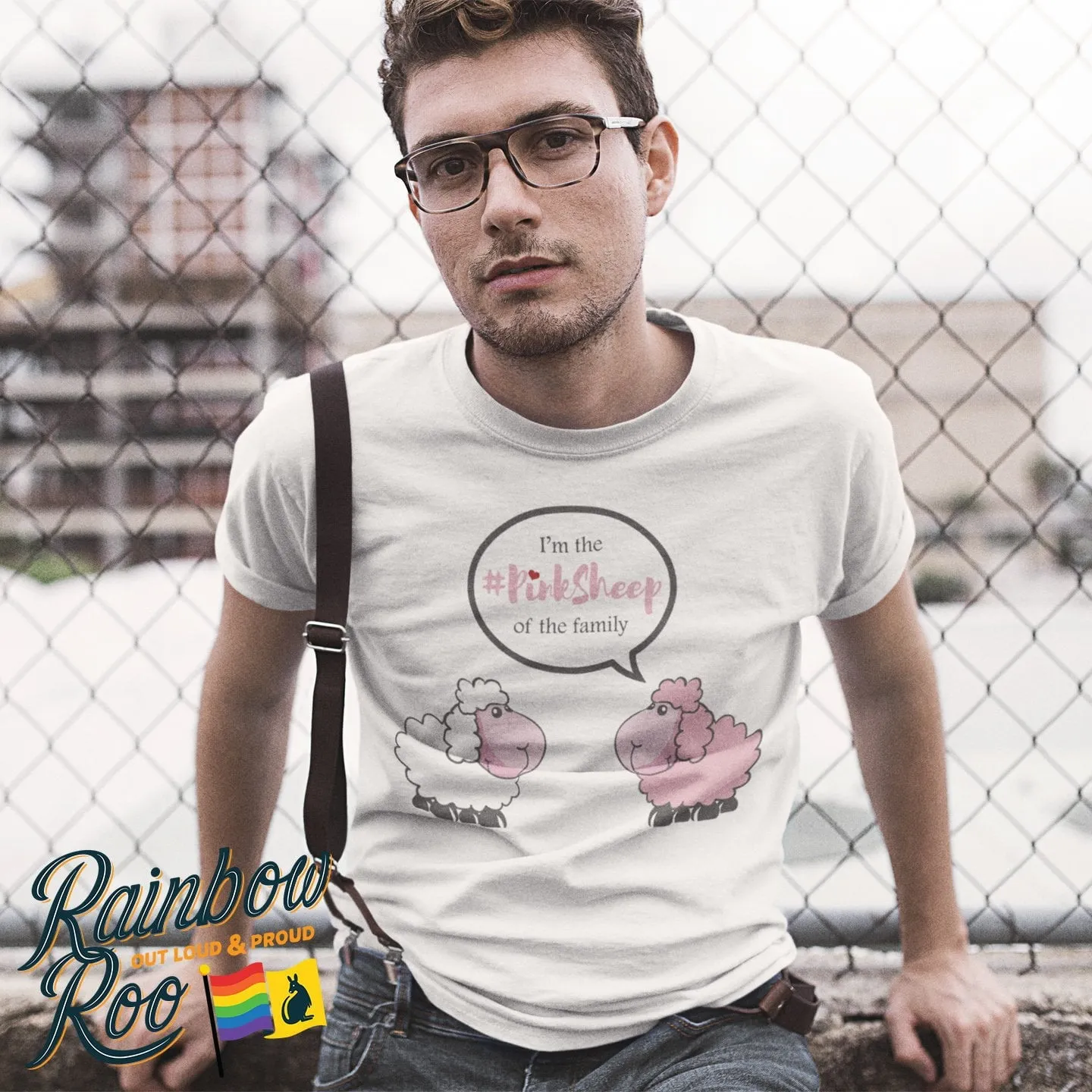 Pink Sheep Gay T-Shirt Unisex (G022)
