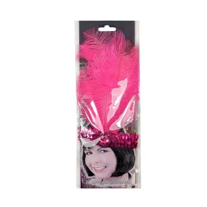 Pink Twenties Flapper Headband