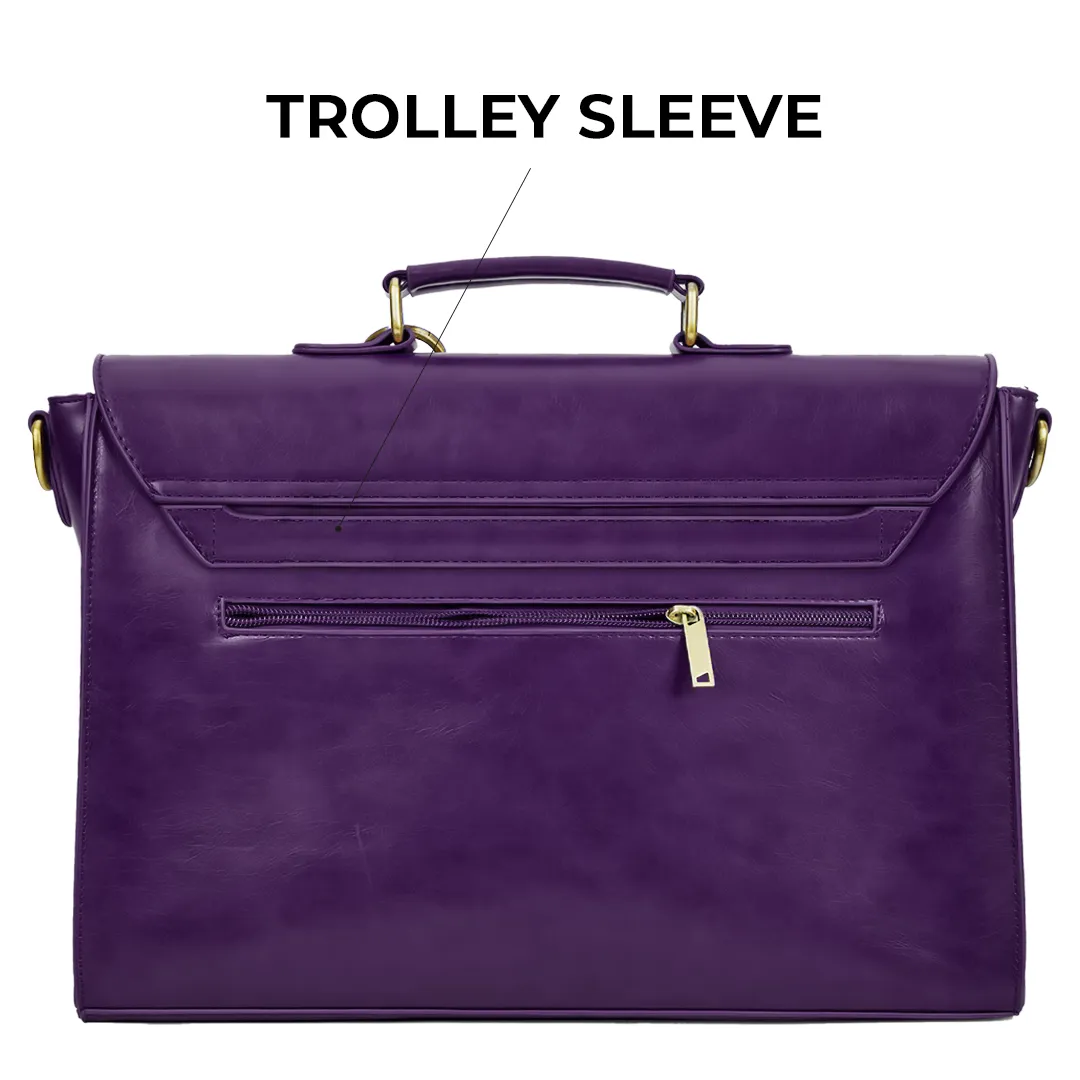 Pocketful Of Sunshine Messenger 17" - Autumn Purple