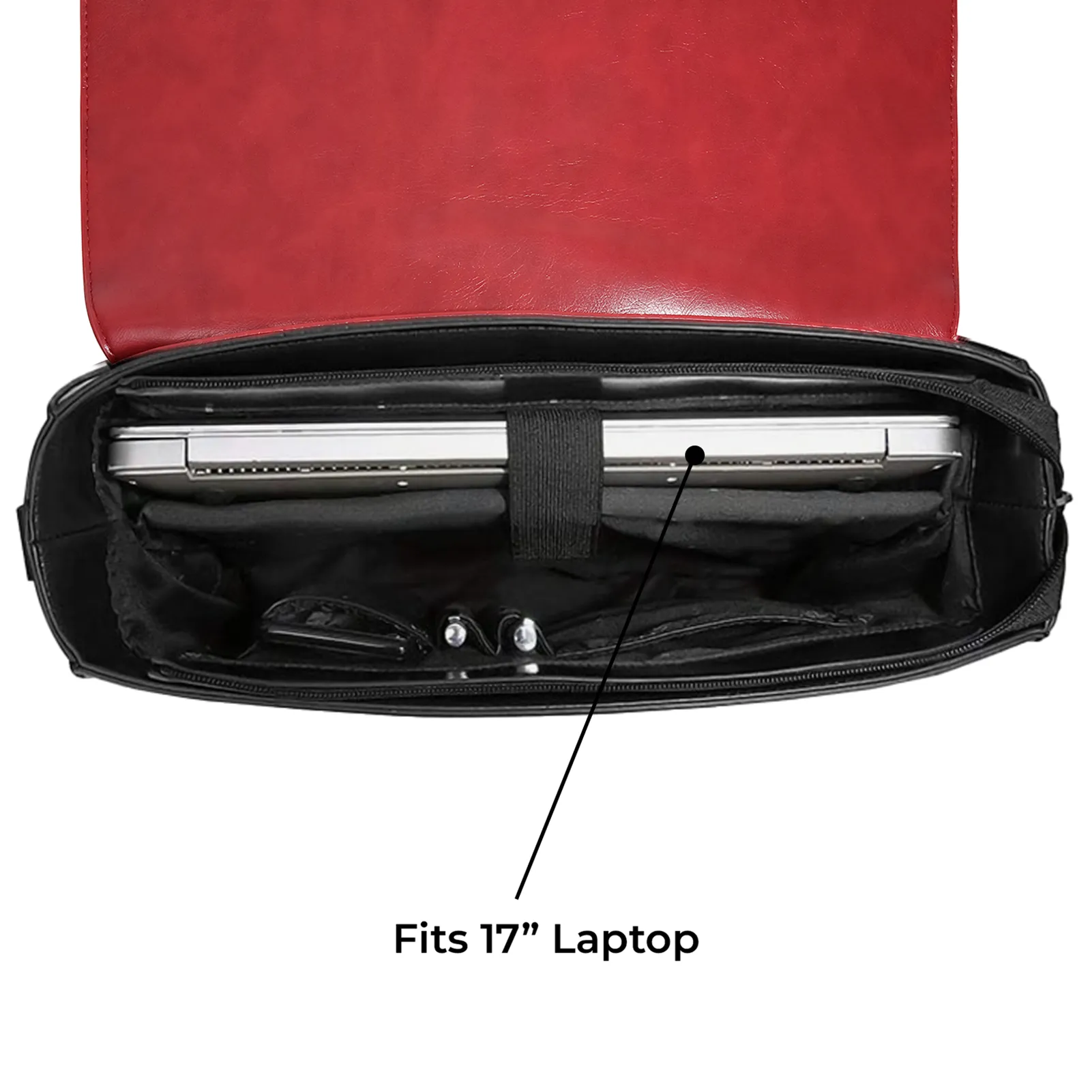 Pocketful Of Sunshine Messenger 17" - Red-Black