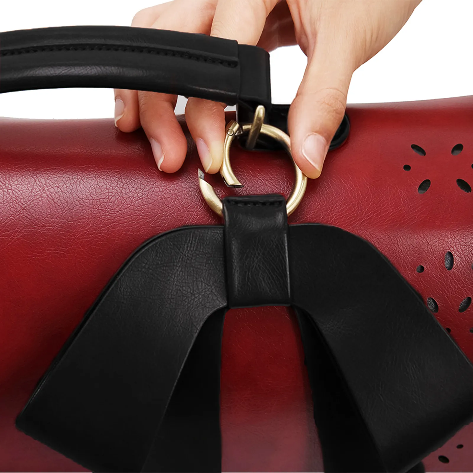 Pocketful Of Sunshine Messenger 17" - Red-Black