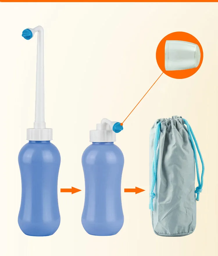 Portable Bidet, aizhy Self Cleaning Travel Bidet with Long Extended Nozzle