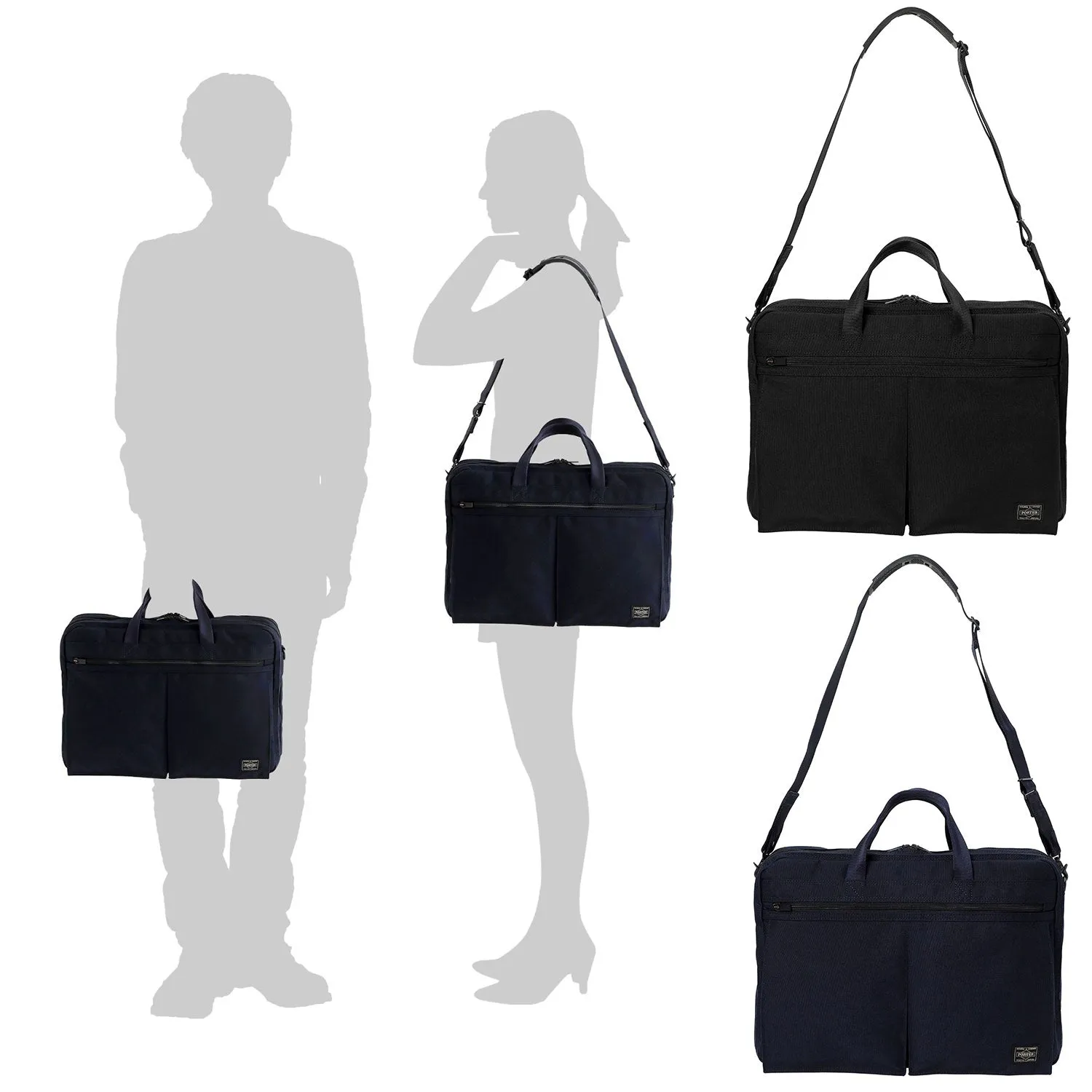 PORTER TENSION 2WAY BRIEFCASE [ 627-17307 ]