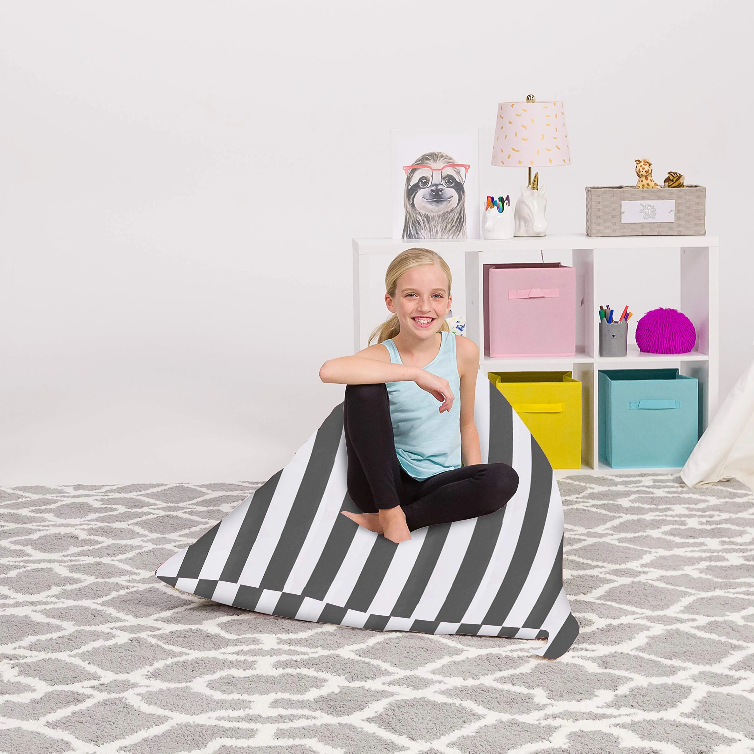 Posh Creations Stuffed nimal Storage Bean Bag Chair Kids Teens