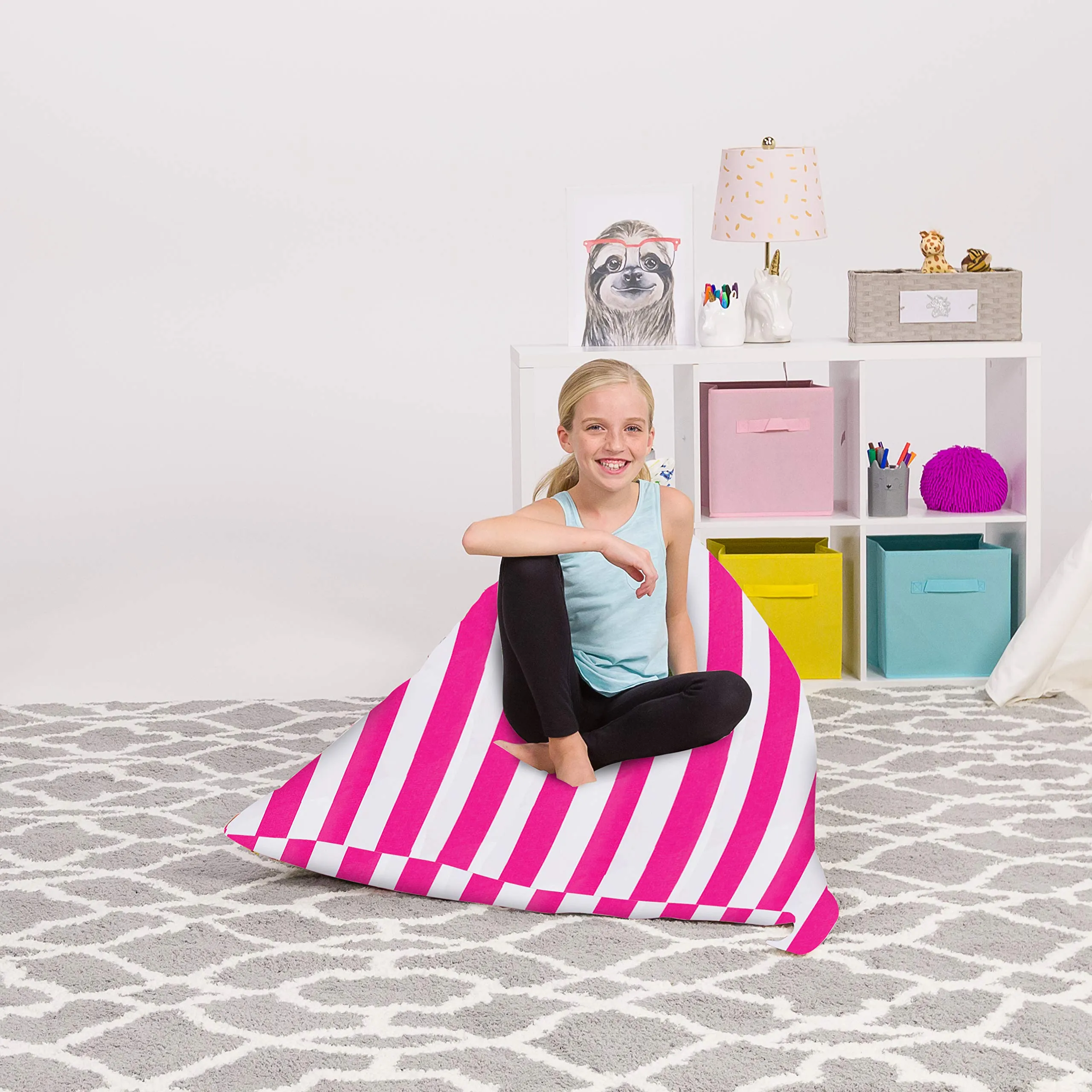 Posh Creations Stuffed nimal Storage Bean Bag Chair Kids Teens