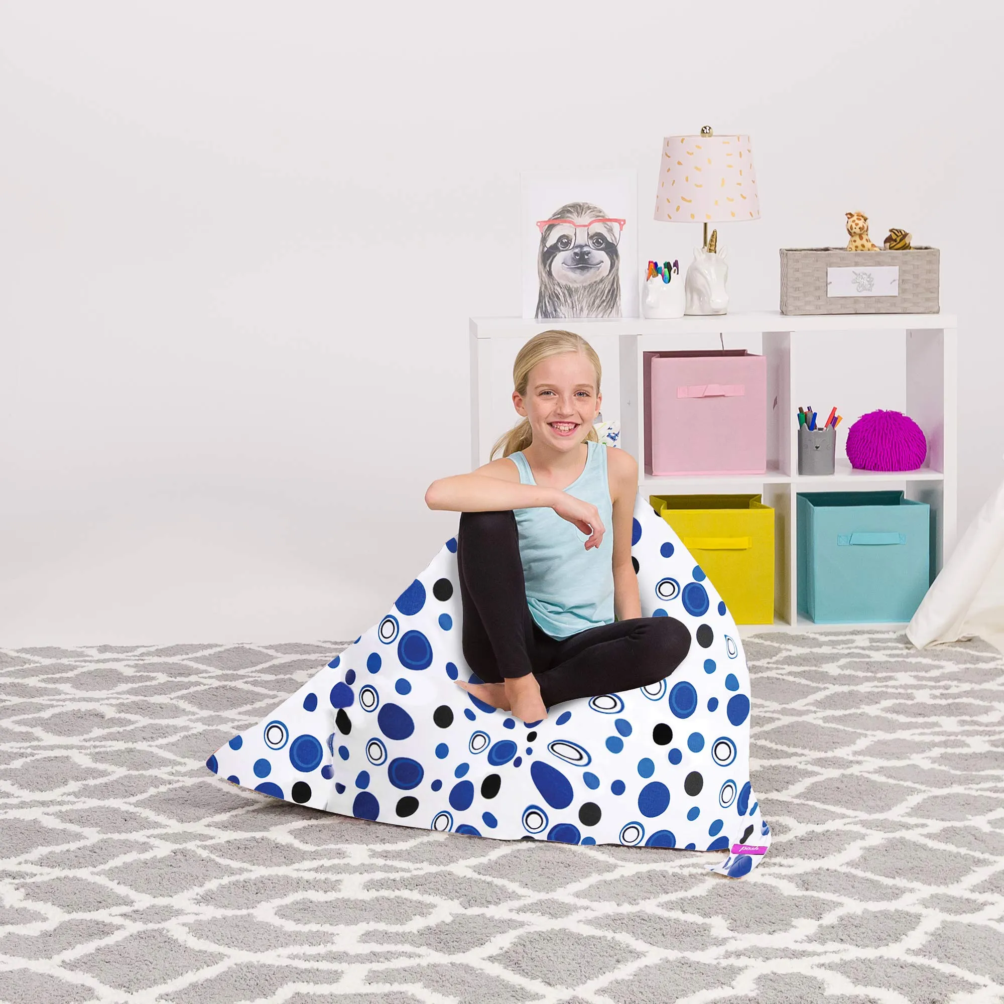 Posh Creations Stuffed nimal Storage Bean Bag Chair Kids Teens