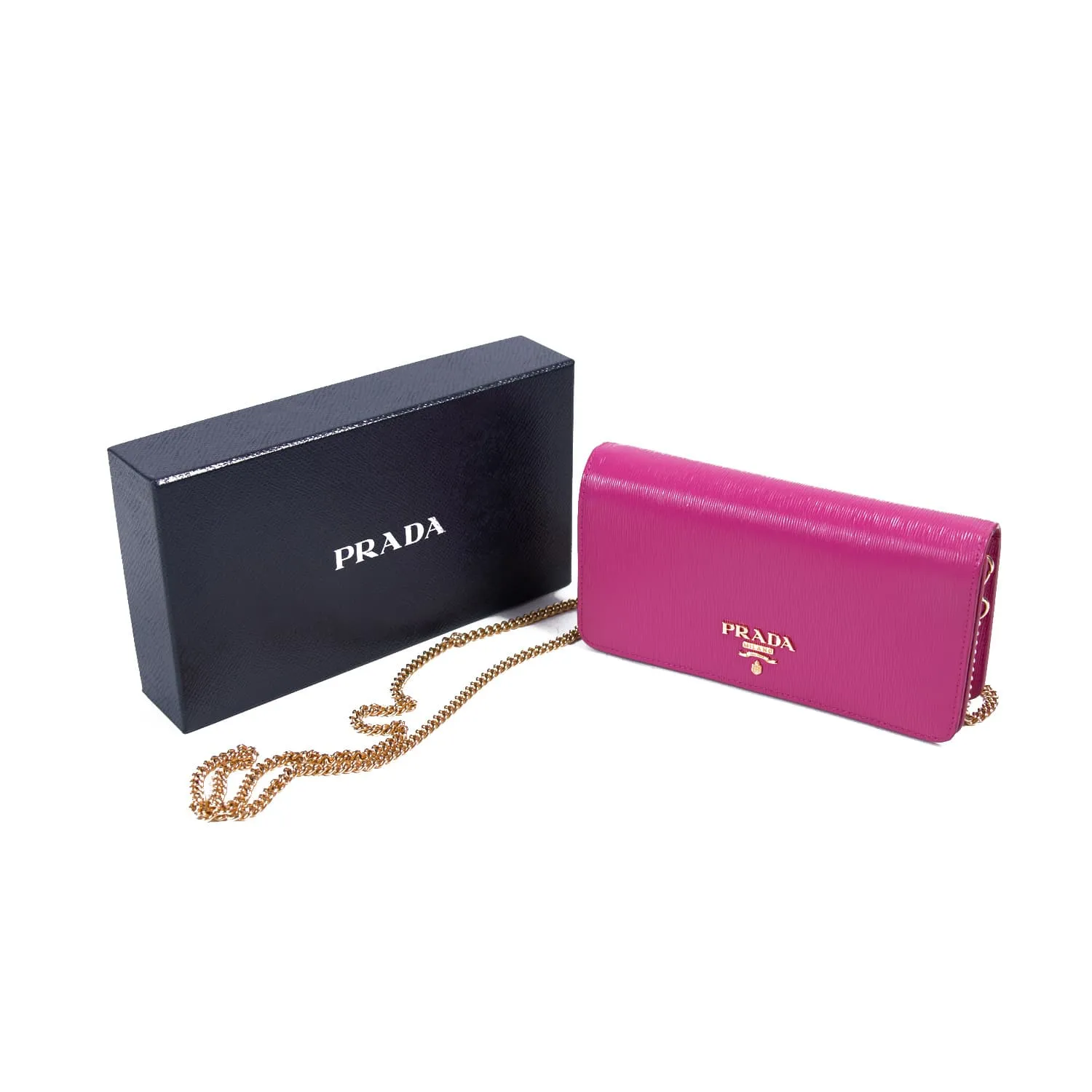 Prada Saffiano Wallet on Chain