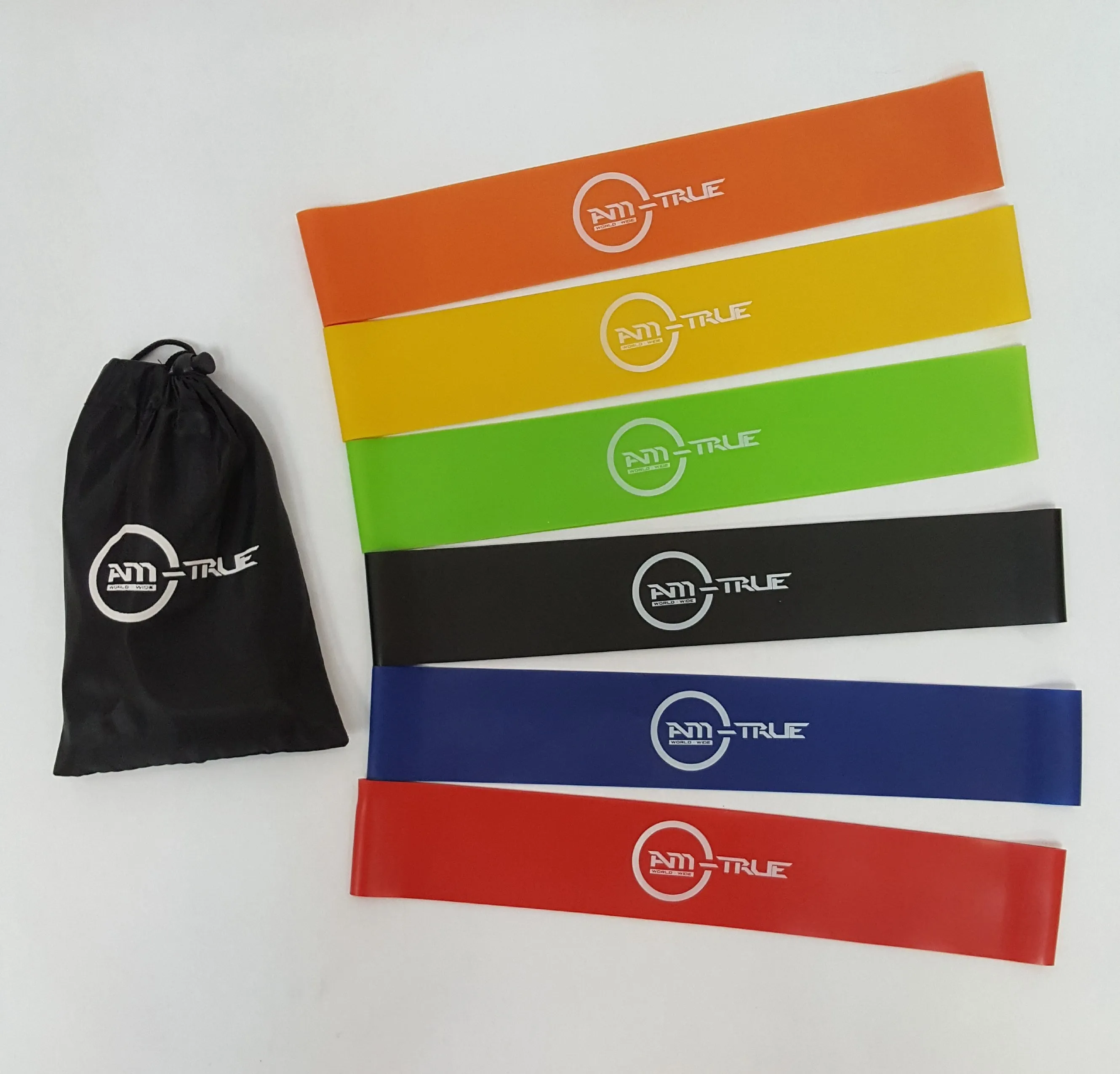 Premium Latex Resistance Bands Set with Carry Bag