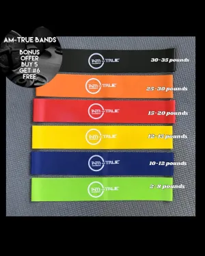Premium Latex Resistance Bands Set with Carry Bag