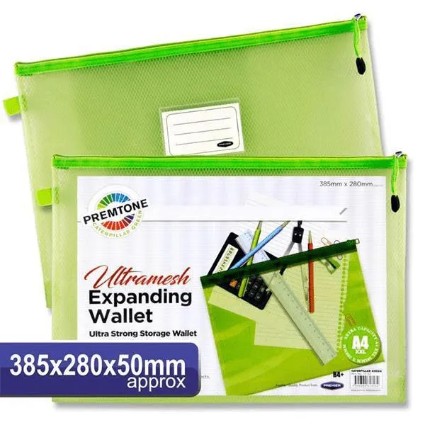 Premto - B4  Ultramesh Expanding Wallet - Caterpillar Green