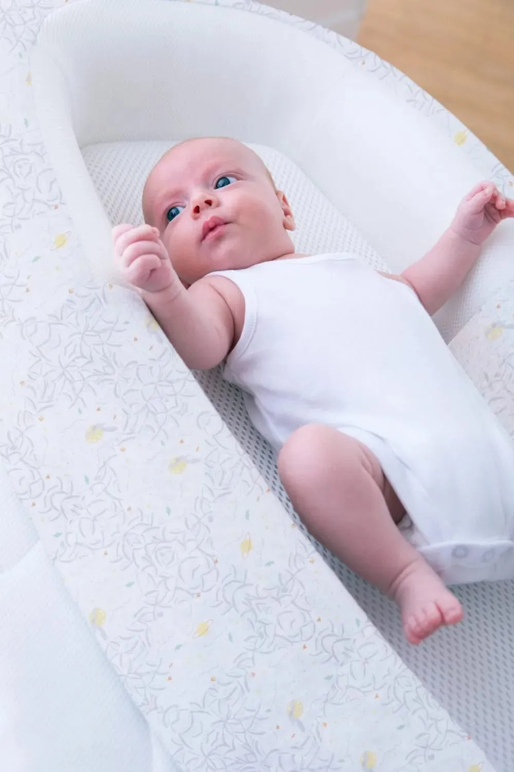 Purflo Sleep Tight Baby Bed - Stargazer White
