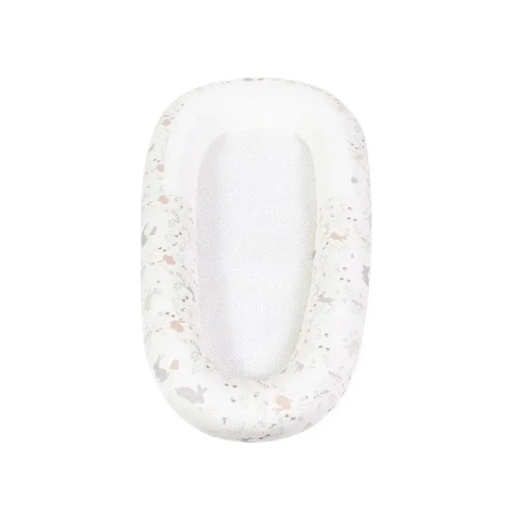 Purflo Sleep Tight Baby Bed with Spare Cover - Storybook Nutmeg