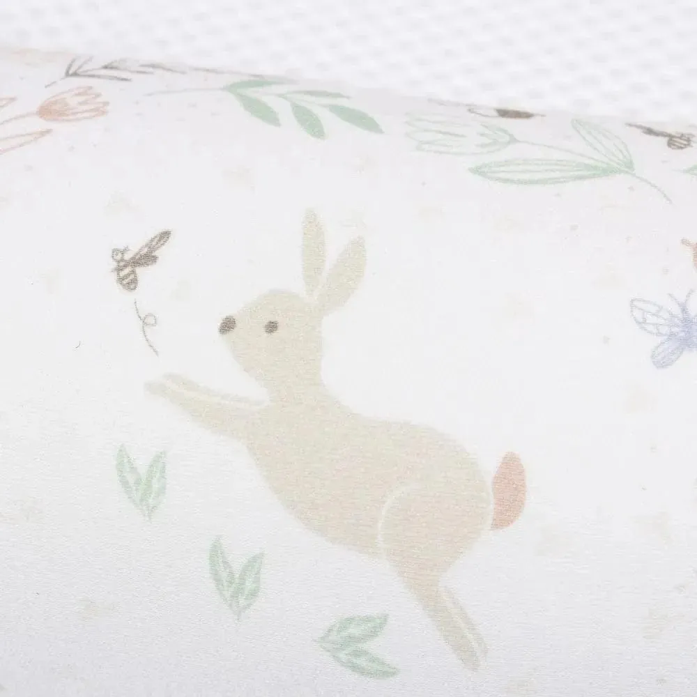 Purflo Sleep Tight Baby Bed with Spare Cover - Storybook Nutmeg