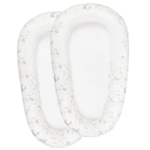 Purflo Sleep Tight Baby Bed with Spare Cover - Storybook Nutmeg