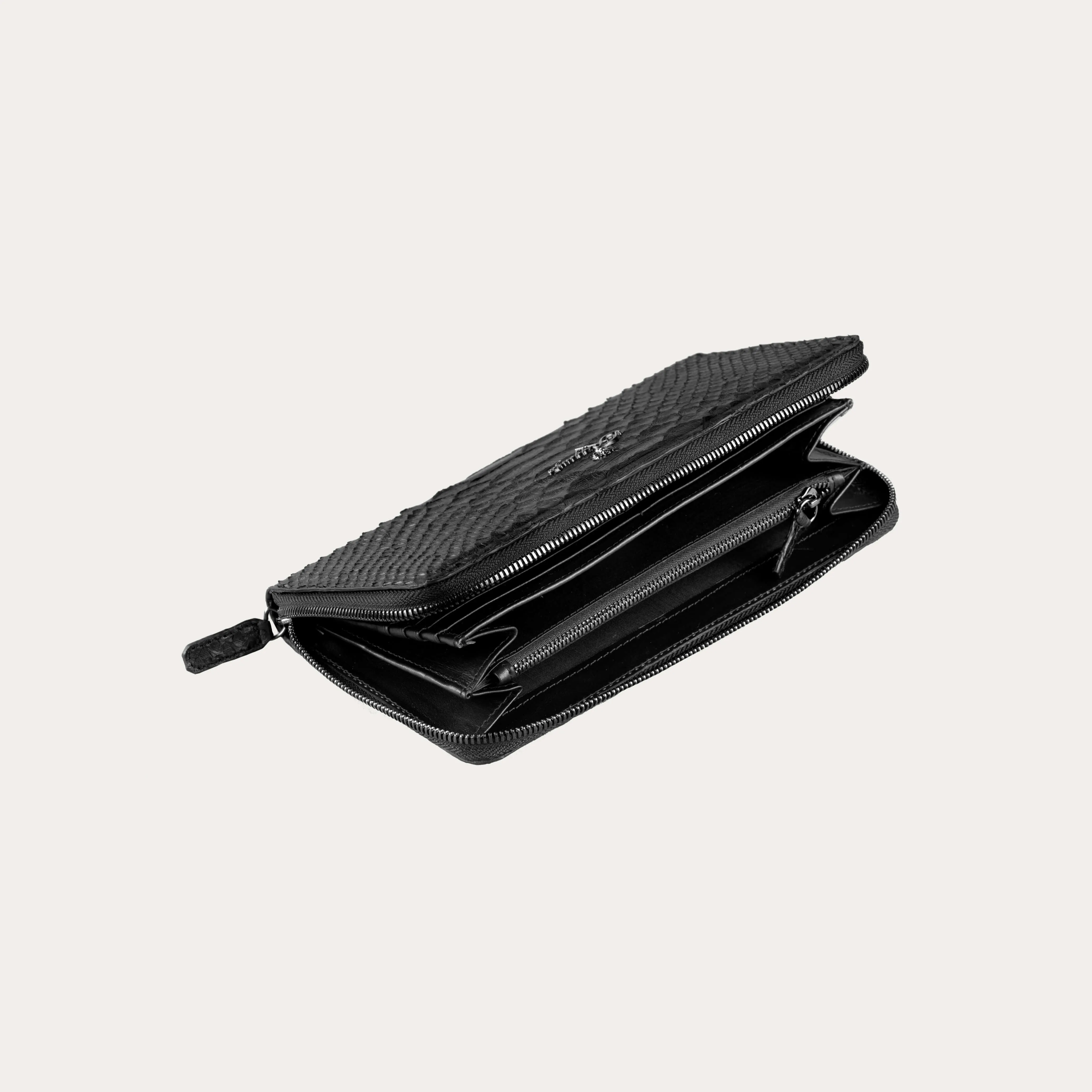 Python Leather Long Wallet