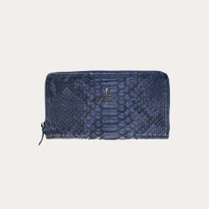 Python Leather Long Wallet